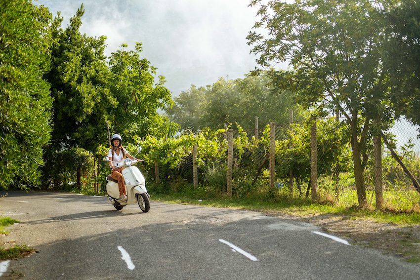 vespa trip amalfi monte faito